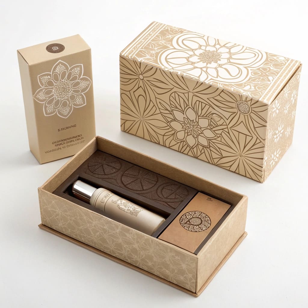 Recycled Kraft Mailer showing natural fiber texture