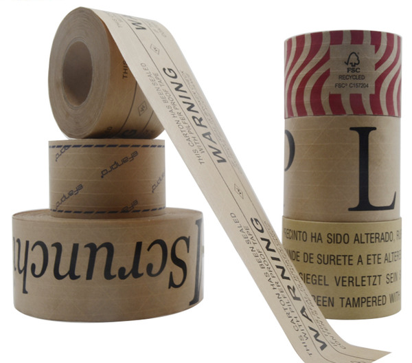 Kraft paper tape with pattern