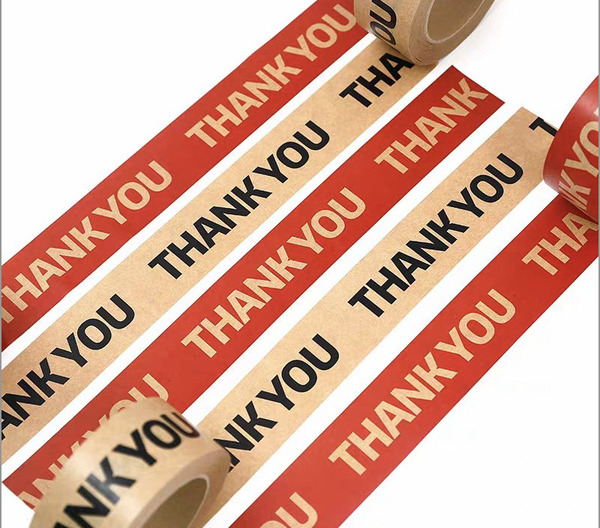 Thank you message tape