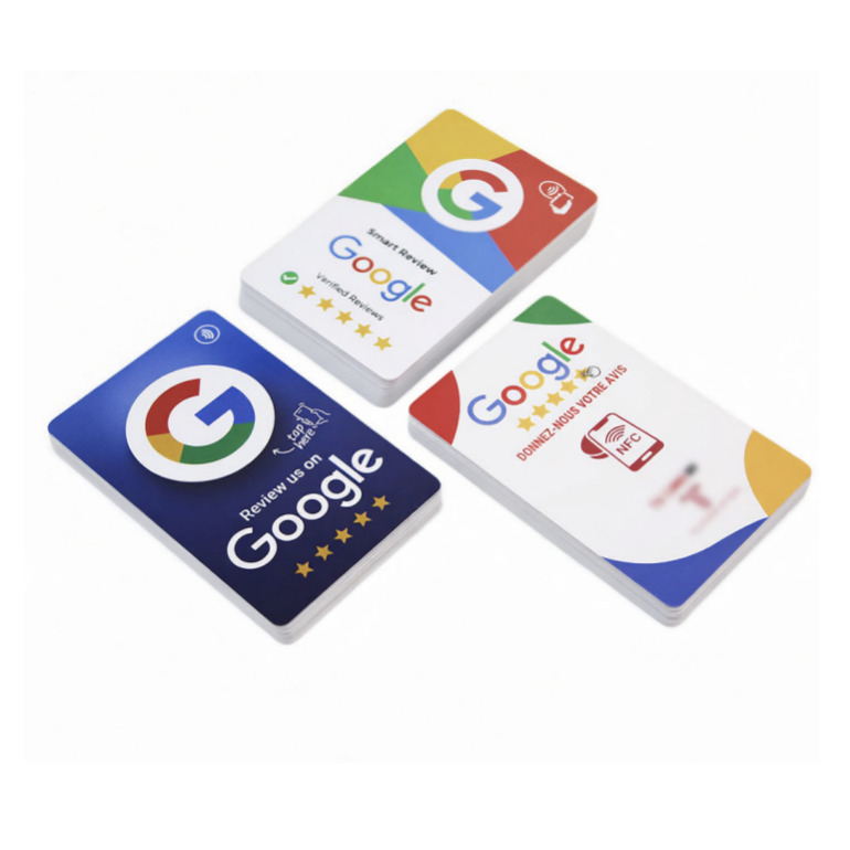 QR code social media engagement card