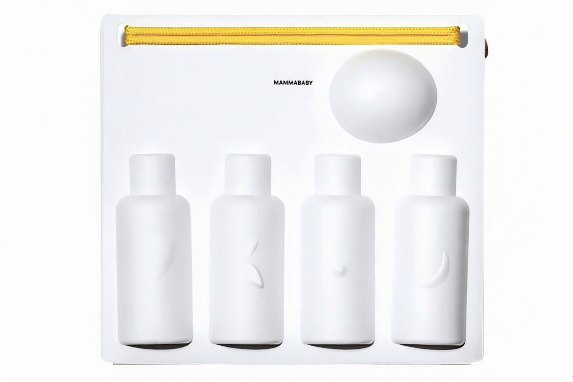 Vitamin bottles in protective packaging