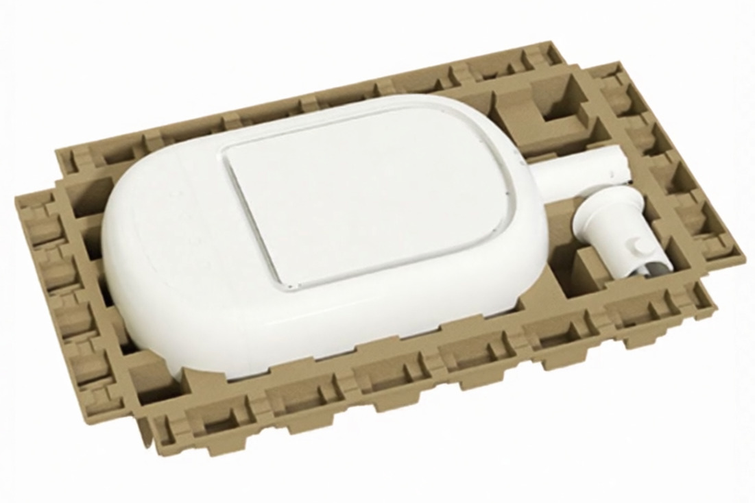 Medical device in protective packaging