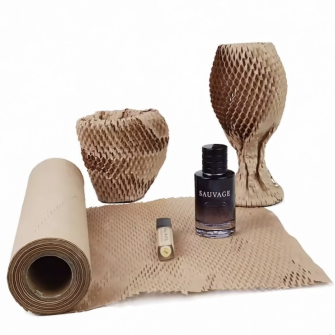 Crinkle paper void fill in gift box