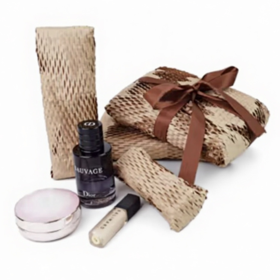 Paper pad securing heavy item in box