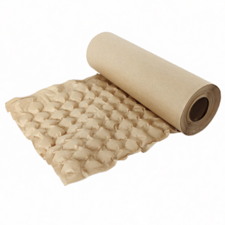 Cosmetic products with paper cushioning