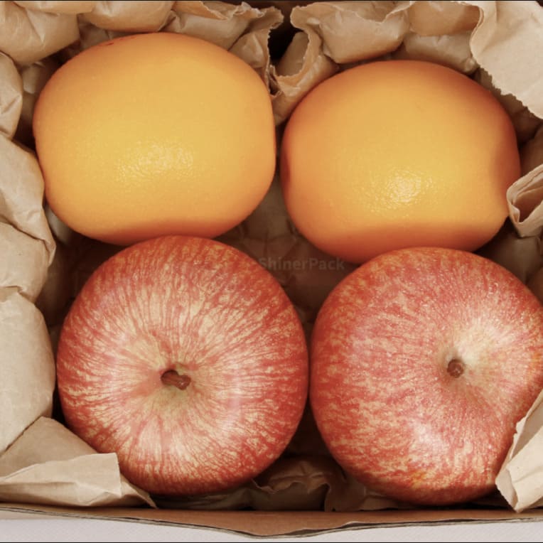 Unboxing experience with paper cushioning