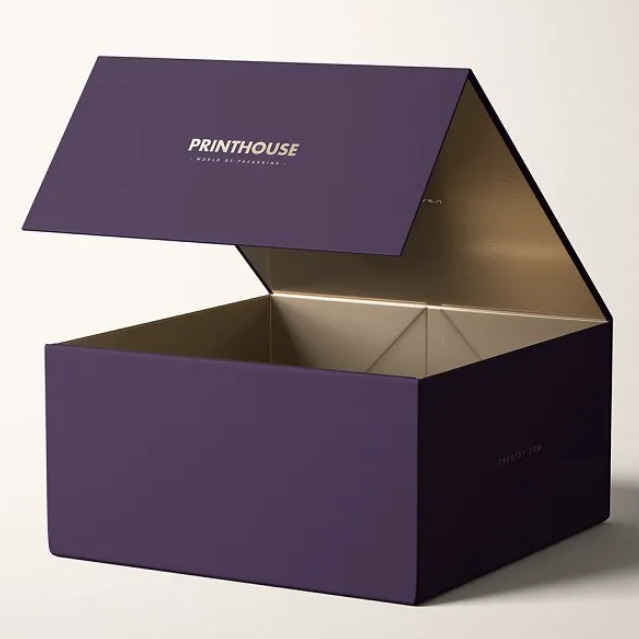 Limited edition product box with holographic foil